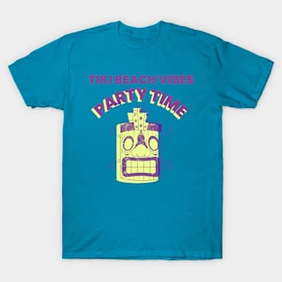 Tiki Beach Tiki Party Hawaii Hawaiian T-Shirt